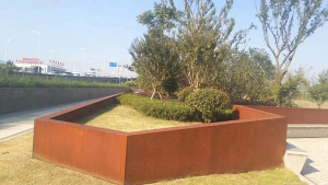 栾城耐候钢挡土墙